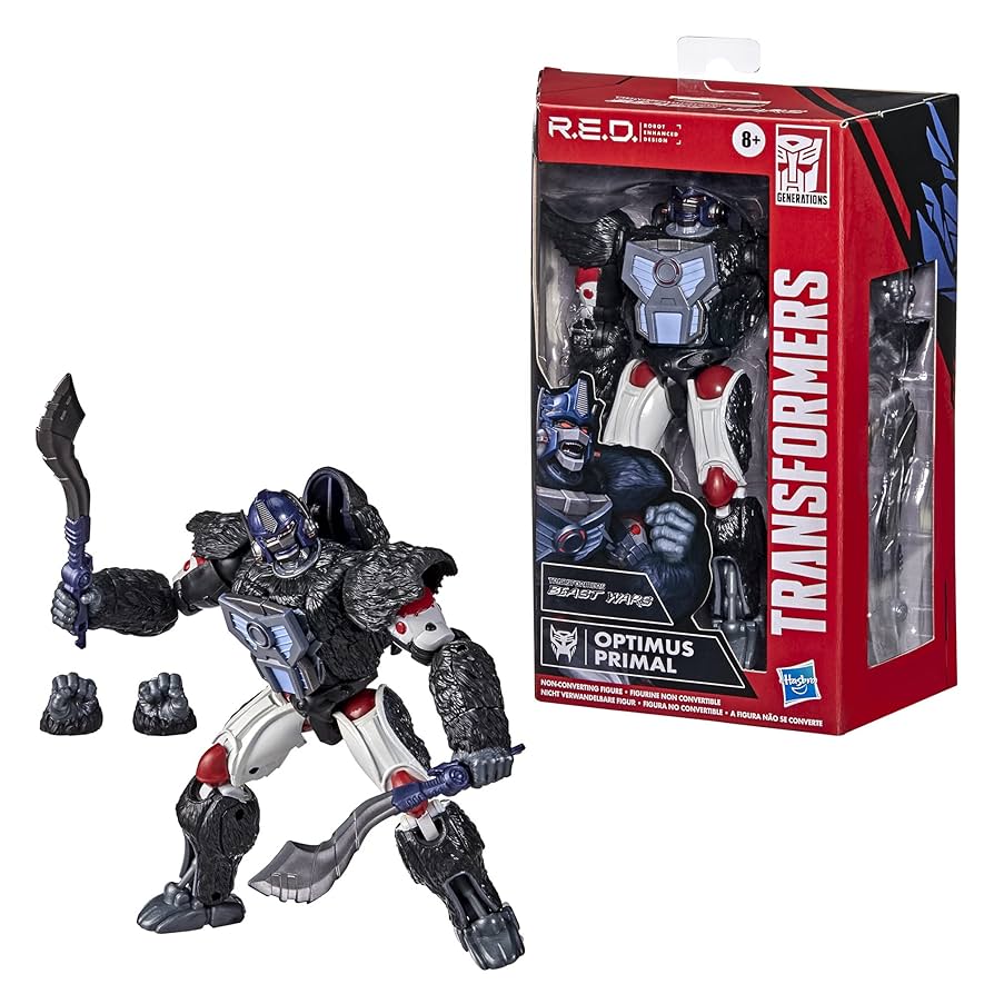 トランスフォーマー RED オプティマスプライマル ビースト ウォーズ レビュー：TFジェネレーションズ R.E.D. オプティマスプライマル